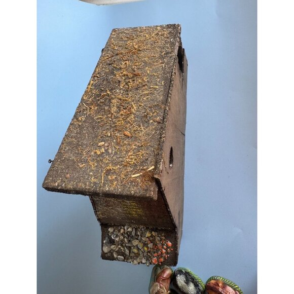 C1950 Vintage 9 Piece Composit Nativity Set Hand Crafted Italy Early Fontanini - Picture 11 of 12